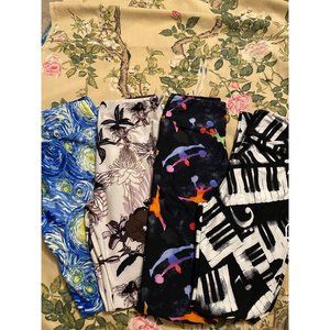 BNWT LuLaRoe Tween 4 Pairs! For the Art, Music, Cheer Fan & Fairy Believer!